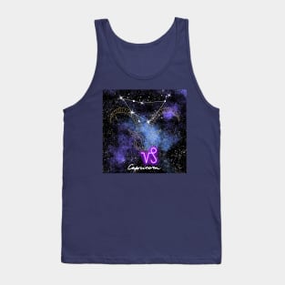 Capricorn Goat Zodiac Sign Astrology Tank Top